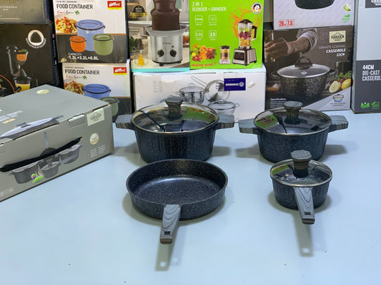 UAKEEN 7-Piece Non-Stick Cookware Set – Premium German Quality for Everyday Cooking