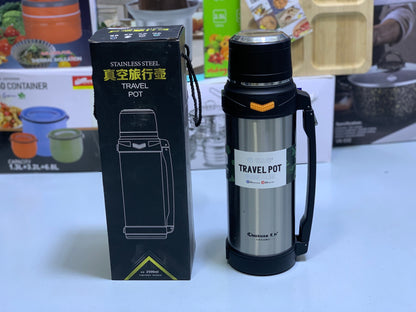 Travel Pot Water Bottle 2500ml and SUS 304 Stainless Steel Hot and Cool 24 Hours