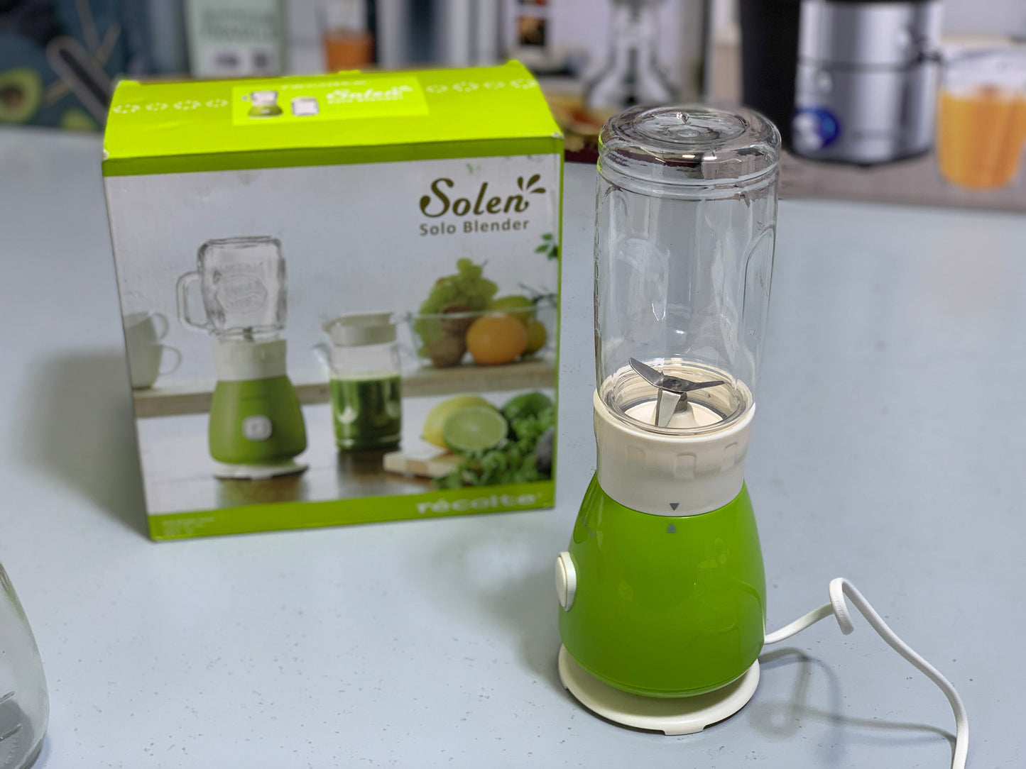 Mini Juicer Blender | Solen Solo 160w 300ml and 400ml Containers Stainless Steel Blades