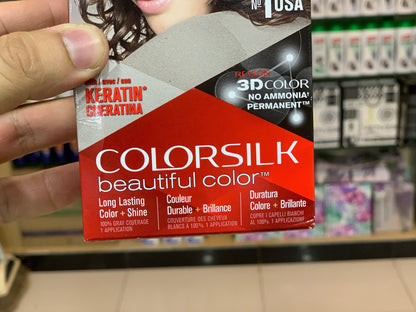 Original  Revlon USA 3D Hair Color Long Lasting  Shade 30 Dark Brown