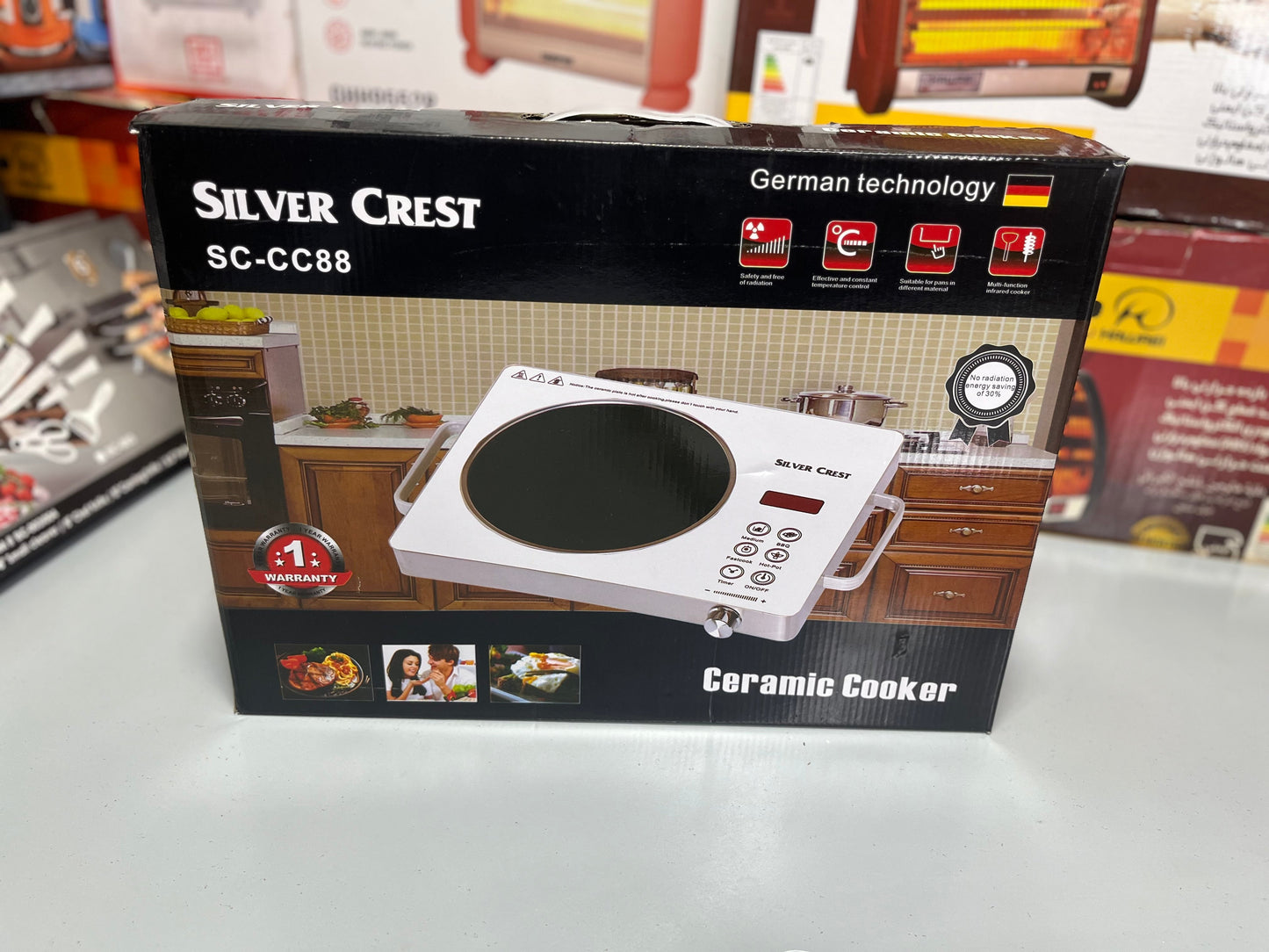 Import  Silver Crest Universal Hot Plate 2400W SC-CC88