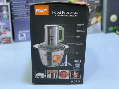 RAF Food Chopper 3L and 1200w Stainless Steel