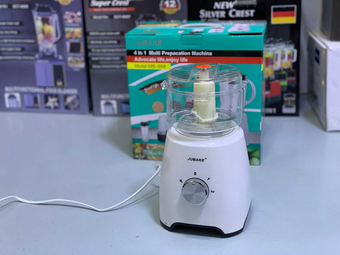 JUBAKE 4-in-1 Multifunctional Food Chopper – 1500W | Powerful & Versatile Kitchen Tool