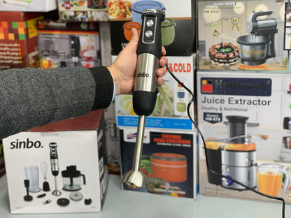 SINBO Stand Mixer and Blender Set Stainless Steel