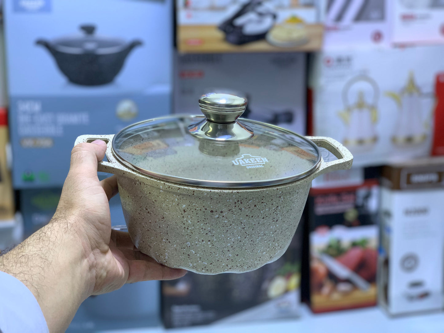 Uakeen 10 Pieces Cookware Set|Die-Cast Aluminum