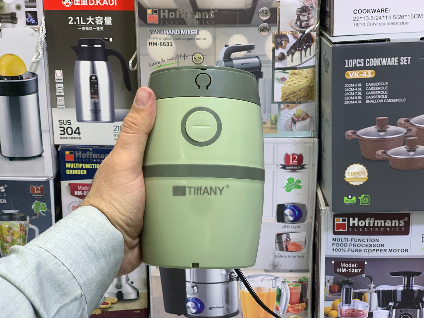 Tiffany Brand’s Electric Chopper and Blender/Juicer Set