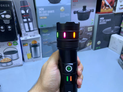 High Power Super Bright Flashlight Aluminium Alloy White Laser Light