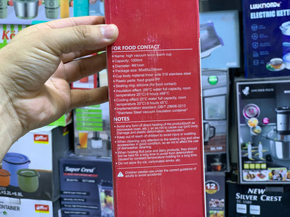 Portable Bottle 1000ml SUS 316 Different colors