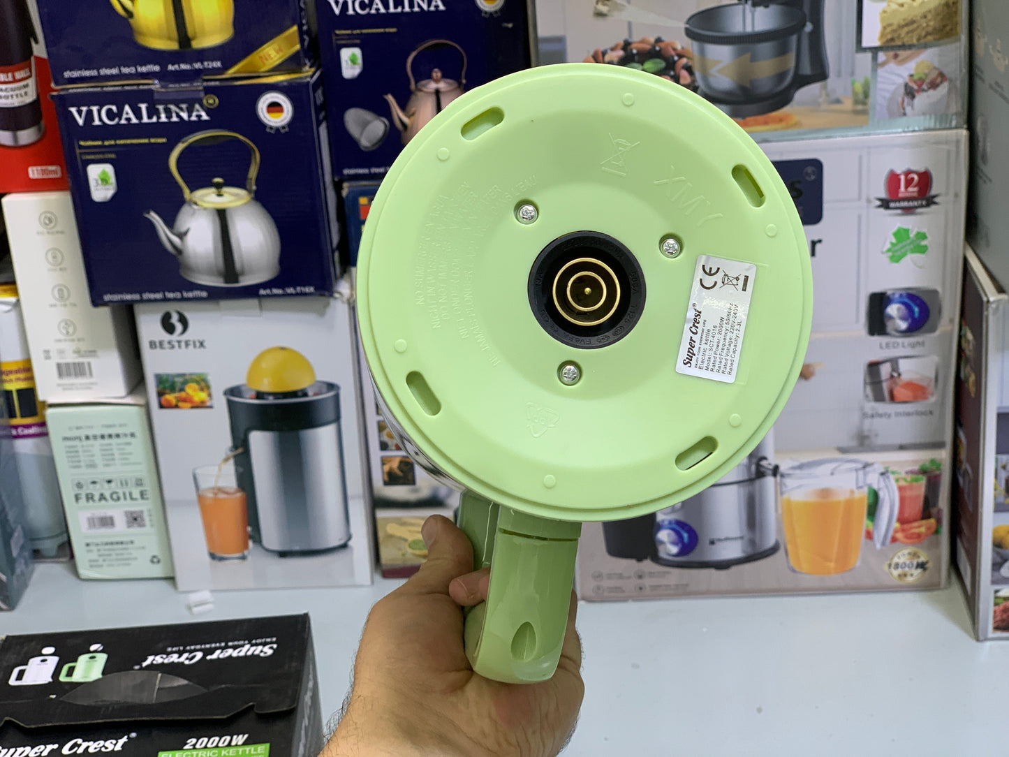 Super Crest Electric Tea Kettle 2.3L Model: SCT-4016