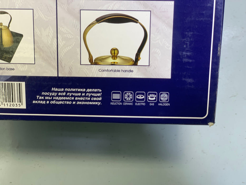 Vicalina Tea Kettles Goldens and Metal
