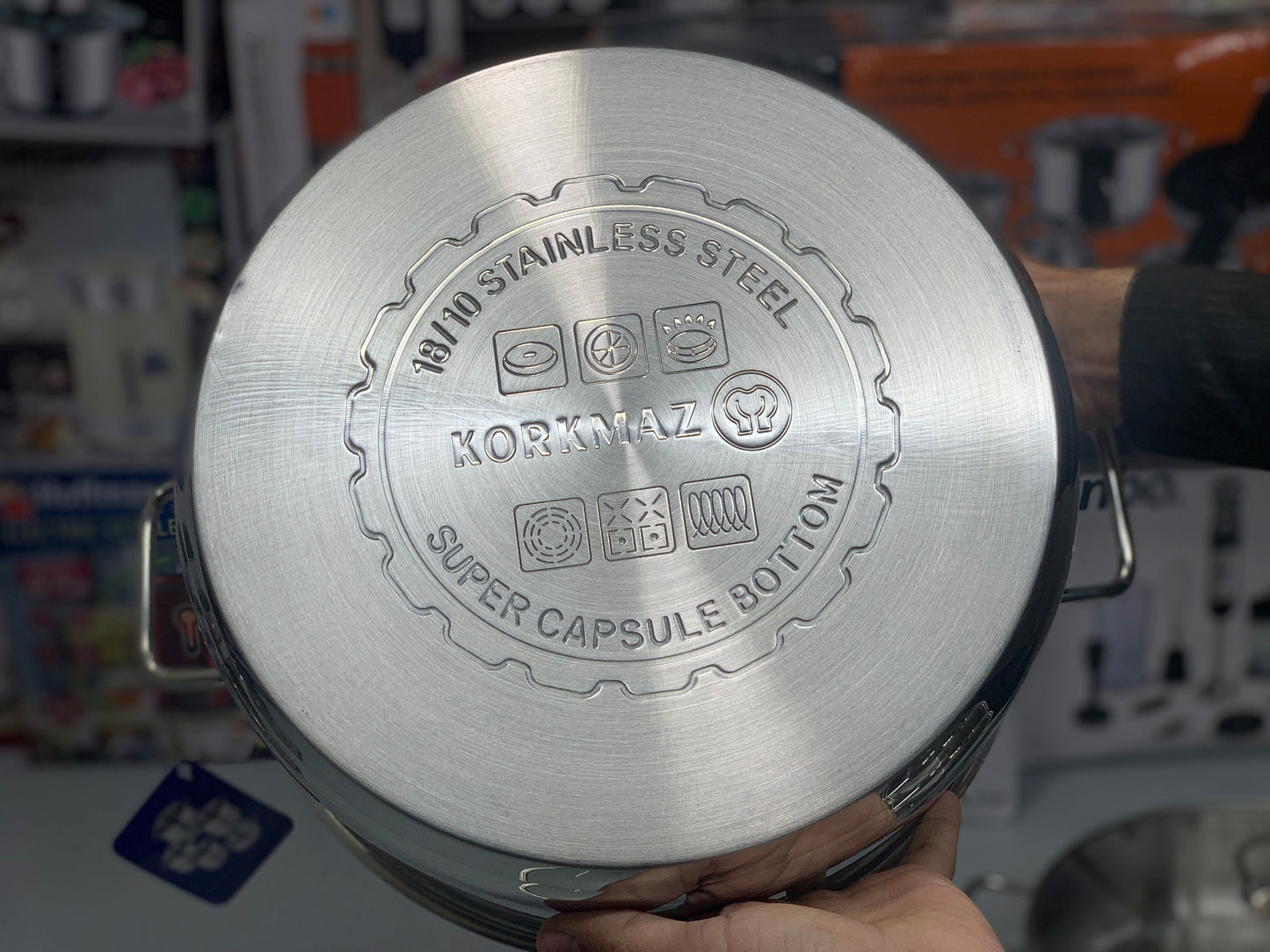 Korkmaz Turkish  🇹🇷 Original 10 Pieces Cookware Set Stainless Steel (LIFE TIME WARRANTY)