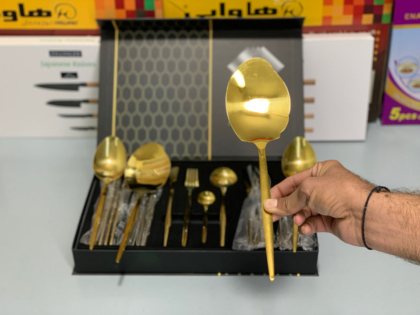 IMPORT Stainless Steel Cutlery Set 28 Pieces