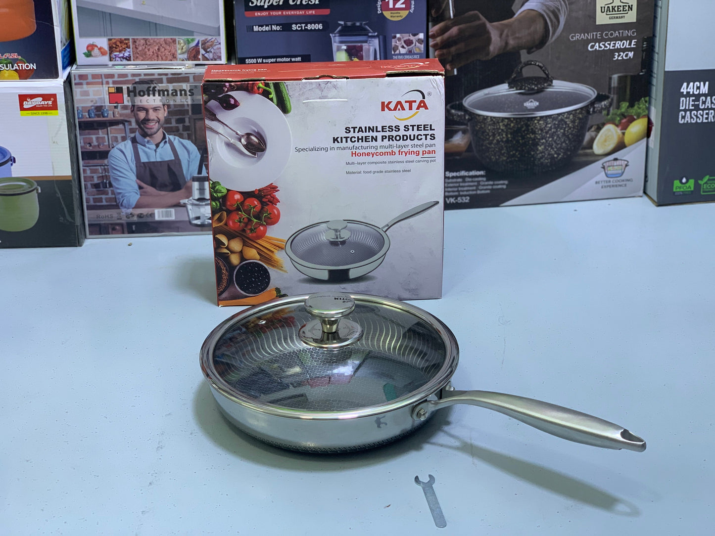 Laser Coating shallow frying pan