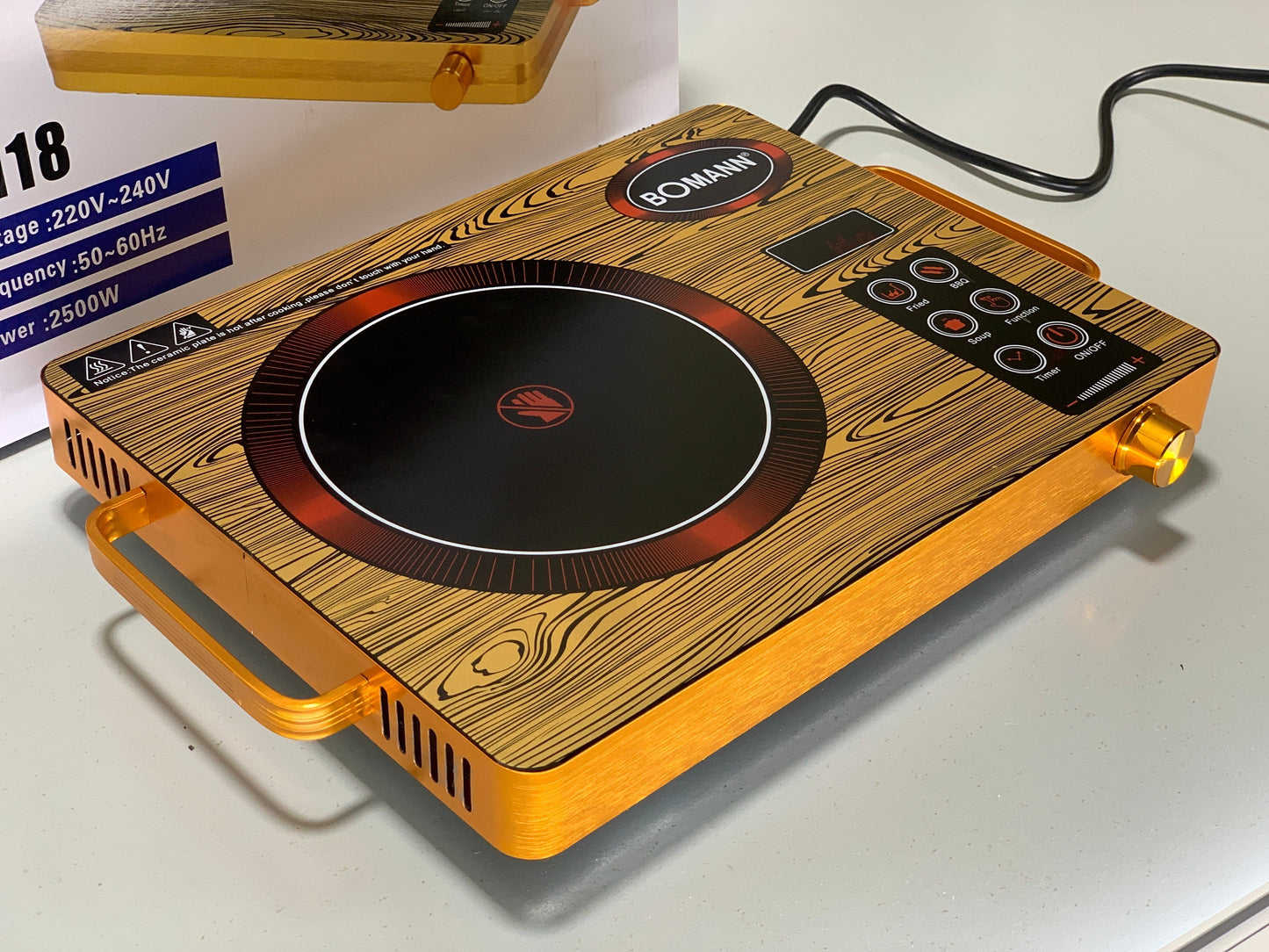 Imported B0MANN Induction Cooker 3500W (Model B0-118)