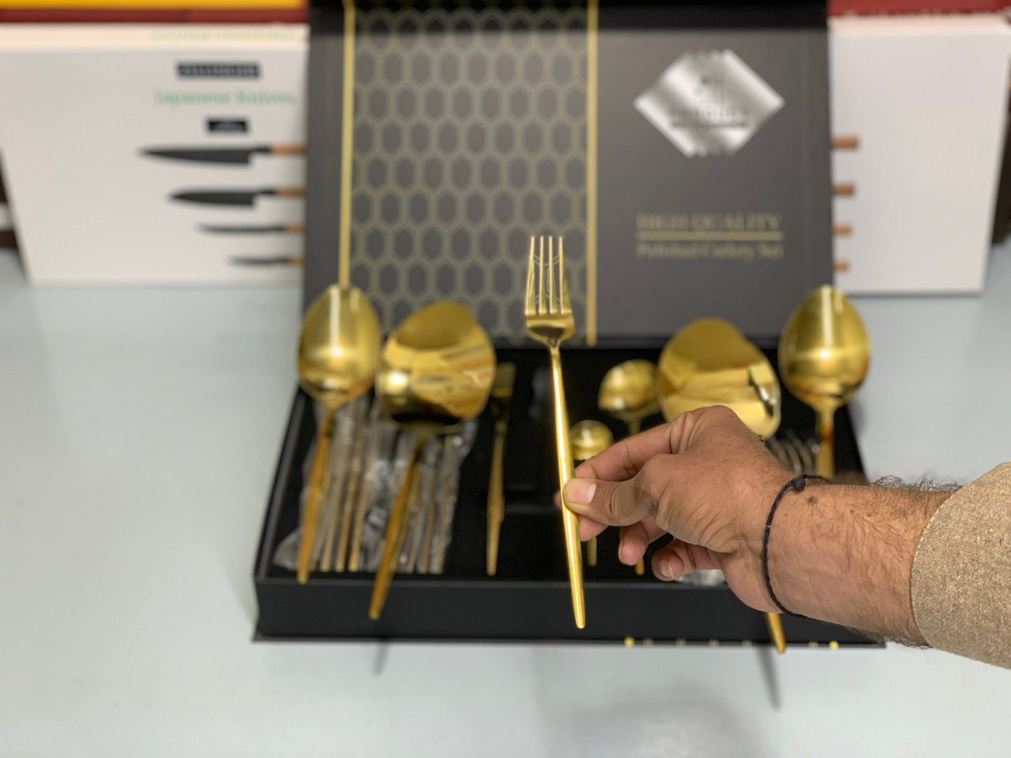 IMPORT Stainless Steel Cutlery Set 28 Pieces