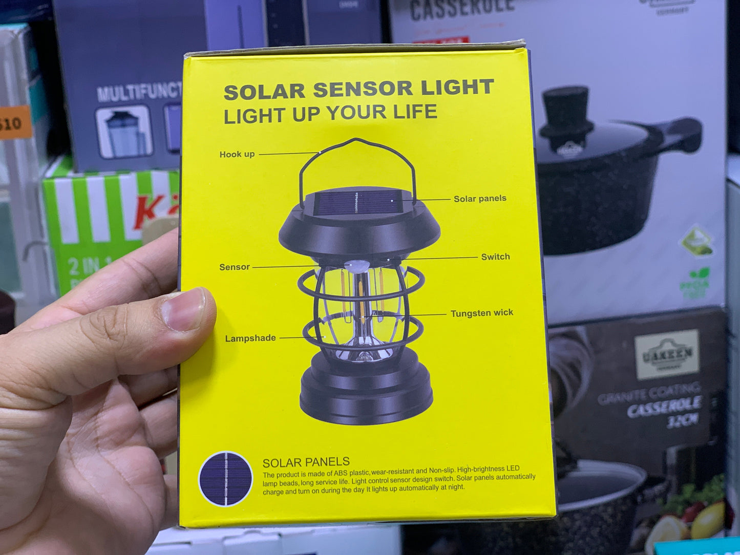 Coba Solar Sensor Wall Lamp CB-808 – Motion-Activated Outdoor Light