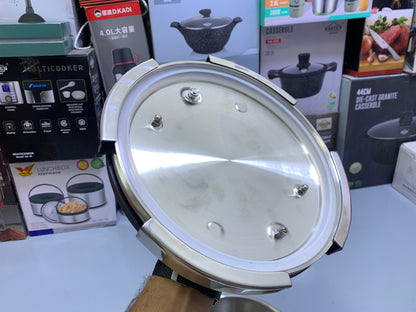 Hannover 3 in 1 18/10 Stainless Steel Pressure Cooker 6L and 8L