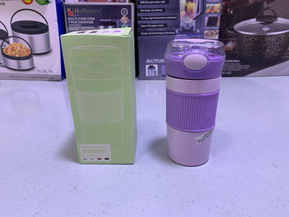 Straw Coffee Cup Stainless Steel SUS 304 400ml