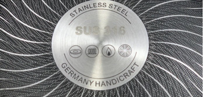 Laser Coated Deep fry Pans| Top quality 30cm,32cm and 34cm