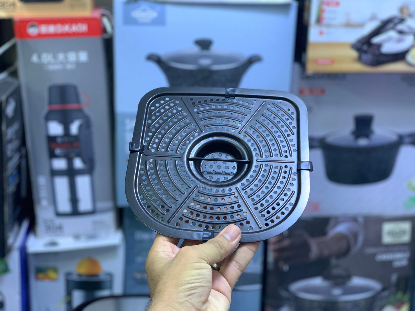 Povena Healthy Air Fryer 5.5L capacity Temperature Control |