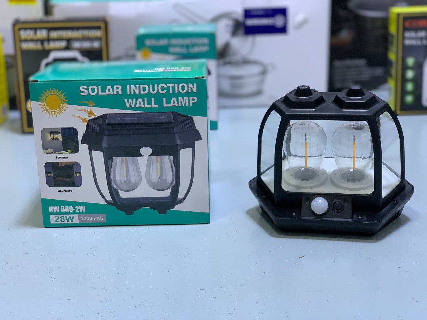 Solar Induction Wall Lamp HW 669-2w
