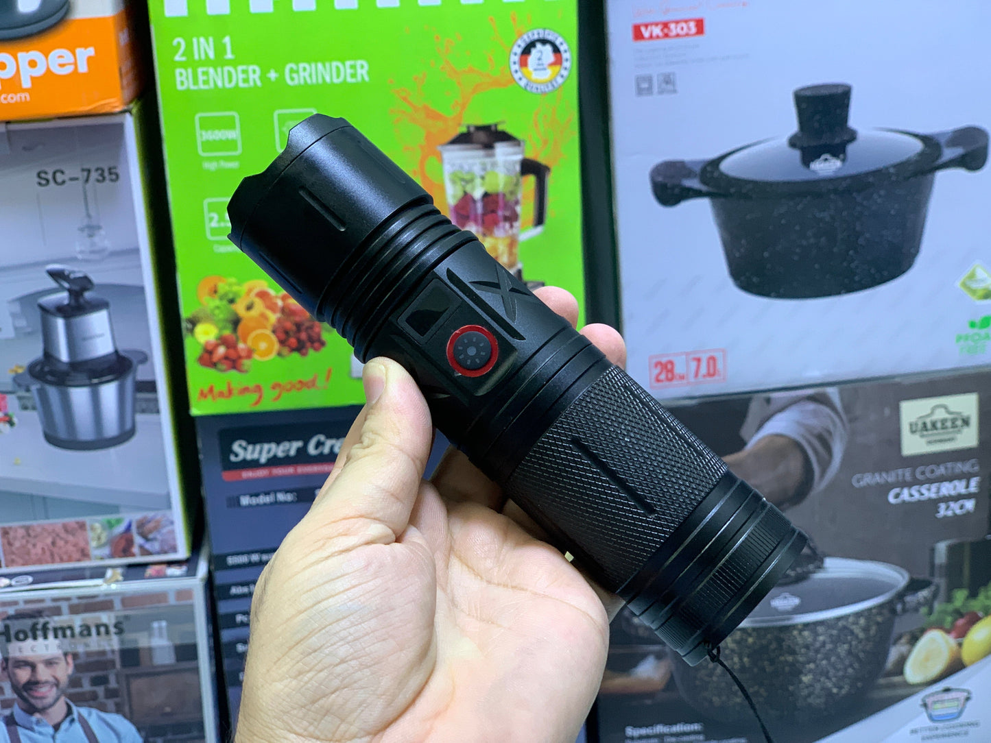 Coba Laser Torch , Handheld outdoor Flashlight Model : CB-G671