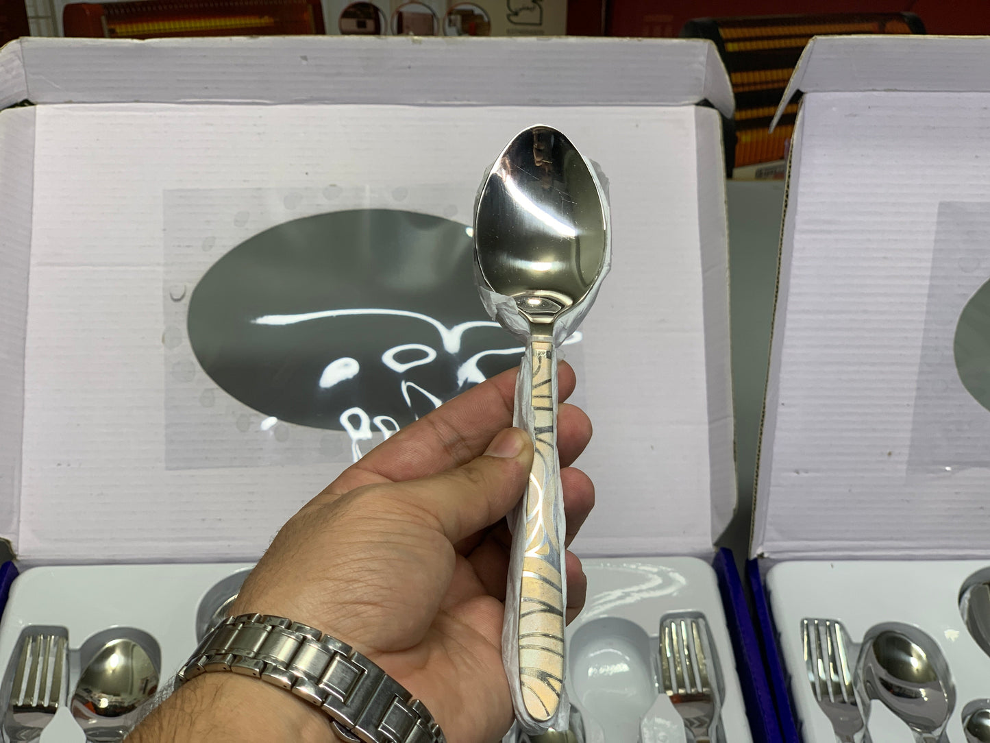 Arshia Stainless Steel Cutlery Set – 53 Piece