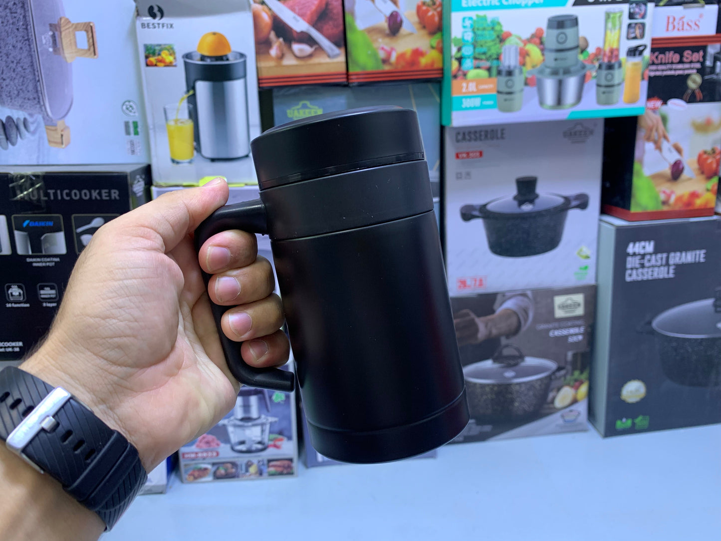 Hot and Cool Coffee Mug Stainless Steel SUS 304