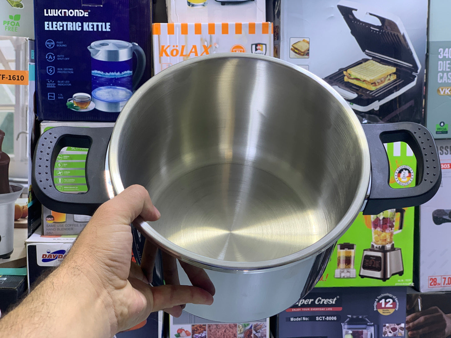 Inox Pressure Cooker With Advance Safety