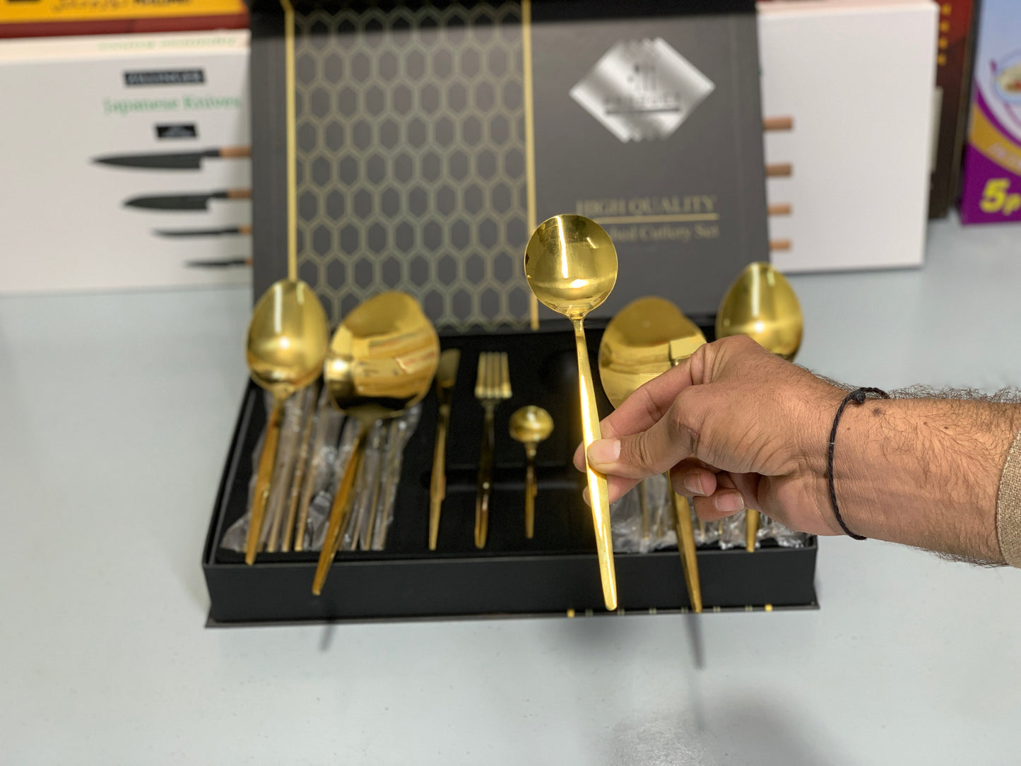 IMPORT Stainless Steel Cutlery Set 28 Pieces