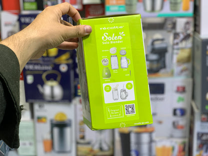 Mini Juicer Blender | Solen Solo 160w 300ml and 400ml Containers Stainless Steel Blades