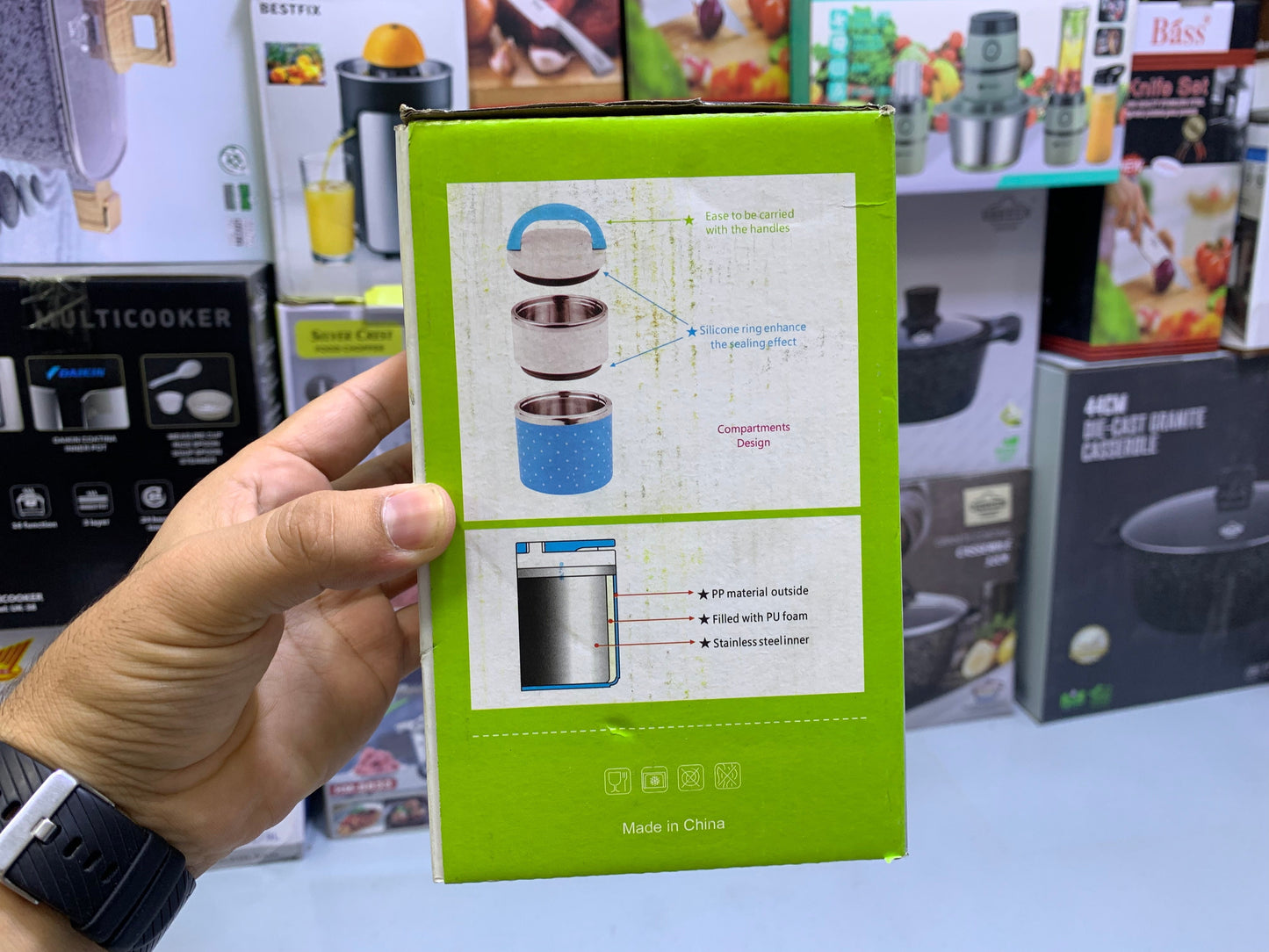 Two Layers Lunch Box Multilayer Insulation