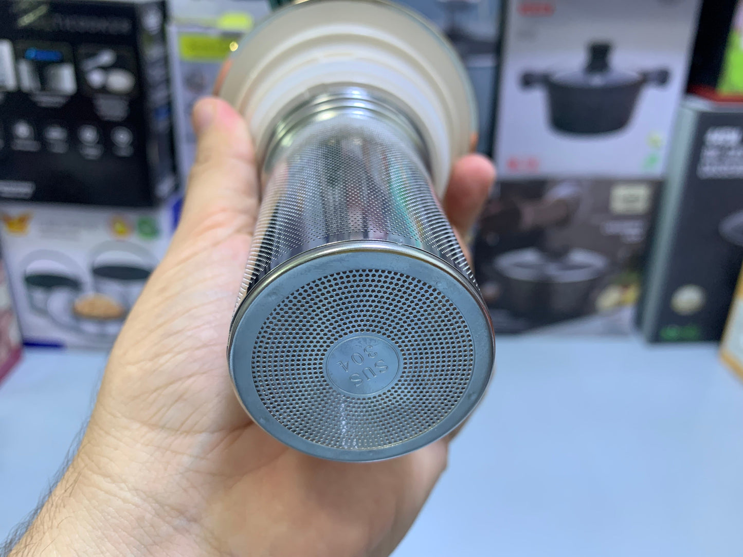 Homered Tea Thermos with Temperature Indicator SUS 304  Stainless Steel Model H0-9406 1680ml