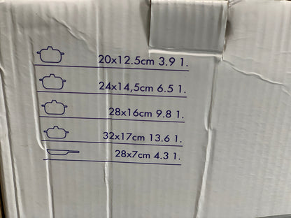 Korkmaz Turkish  🇹🇷 Original 10 Pieces Cookware Set Stainless Steel (LIFE TIME WARRANTY)