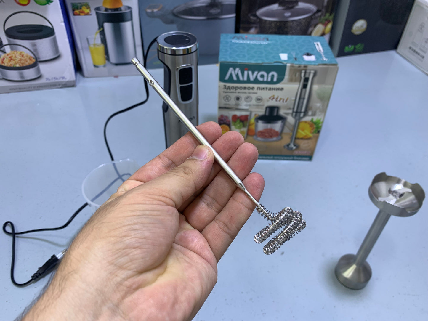 Mivan 4 in 1 Hand Blender Set Stainless Steel 2800w Model MI-BL305