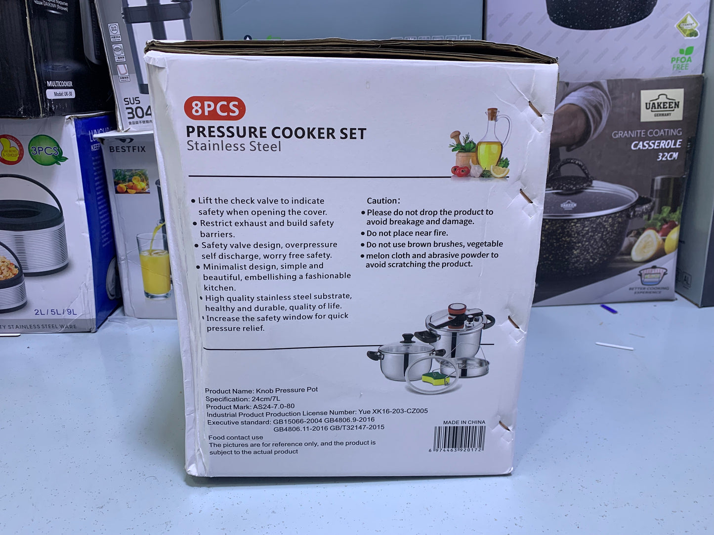 TEFAL 3 in 1 Pressure Cooker 5L and 7L Stainless Steel 18/10