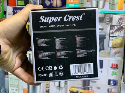 Super Crest Dry Iron 1200w  Power Consumption  Model SCT: 1034