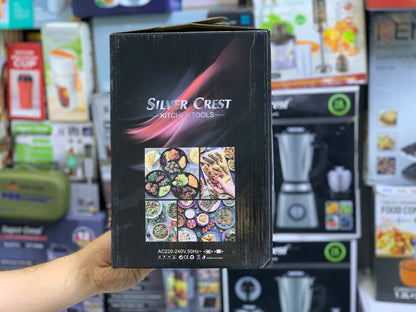 Silver Crest Meat Chopper – 3L Capacity | 1000W Powerful Motor | Stainless Steel Build