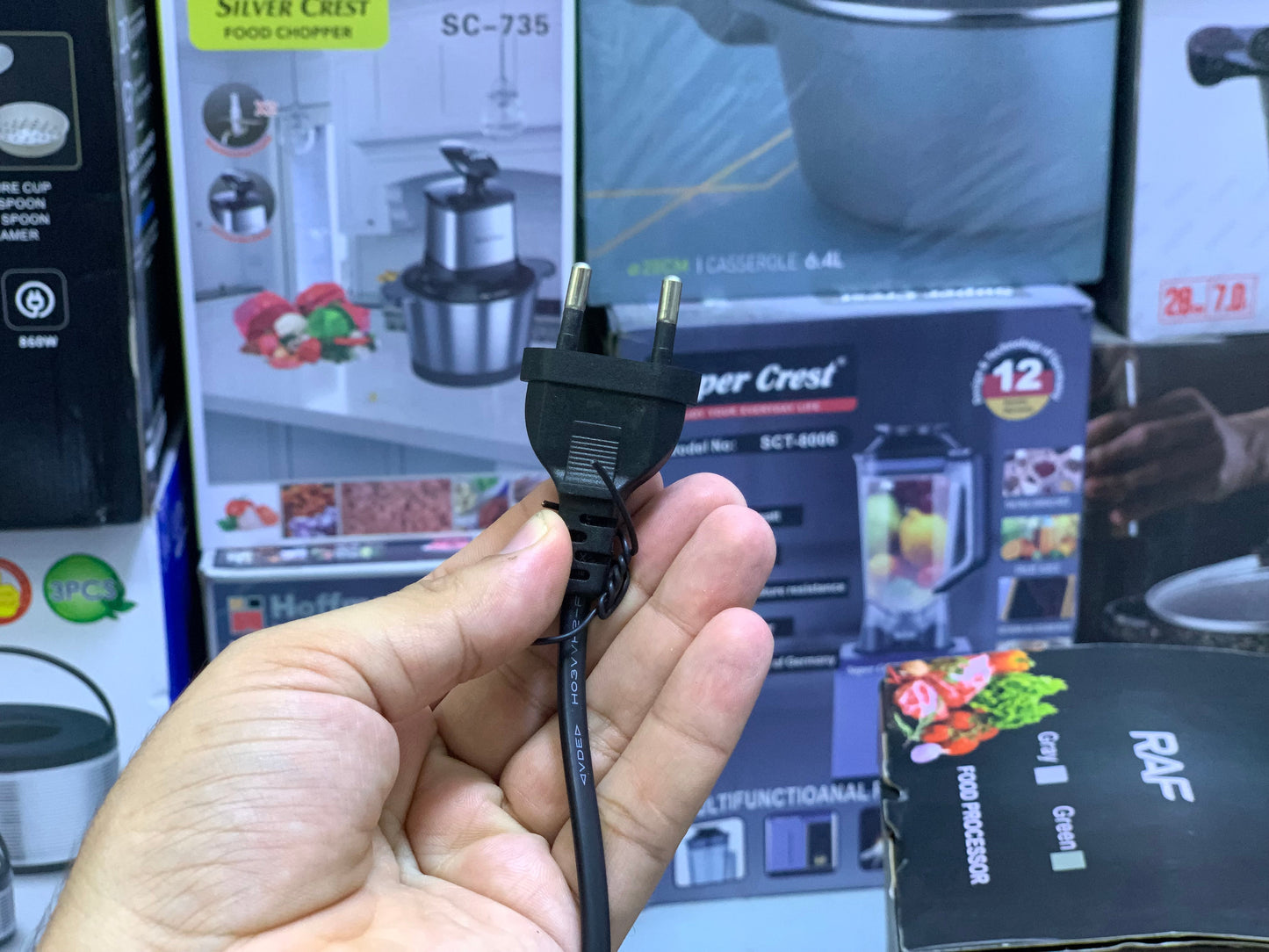 RAF Food Chopper 3L and 1200w Stainless Steel