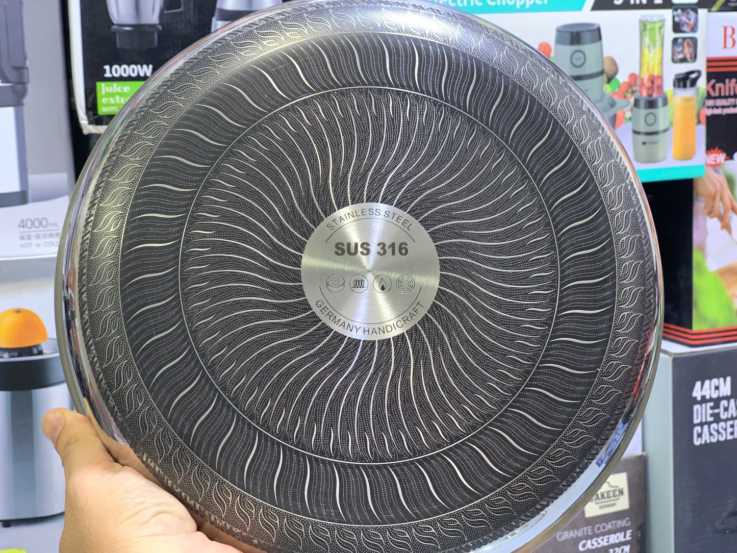 Shallow Skillet Laser Coating Non Stick