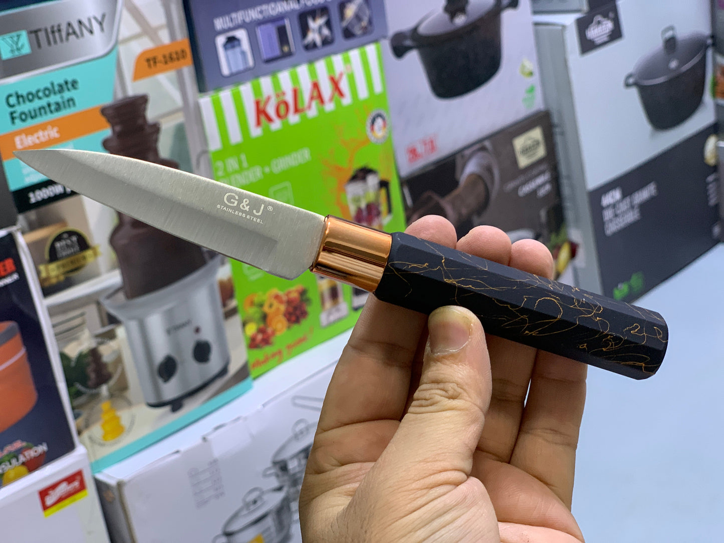 G&J stainless Steel 6 Pieces Knife set