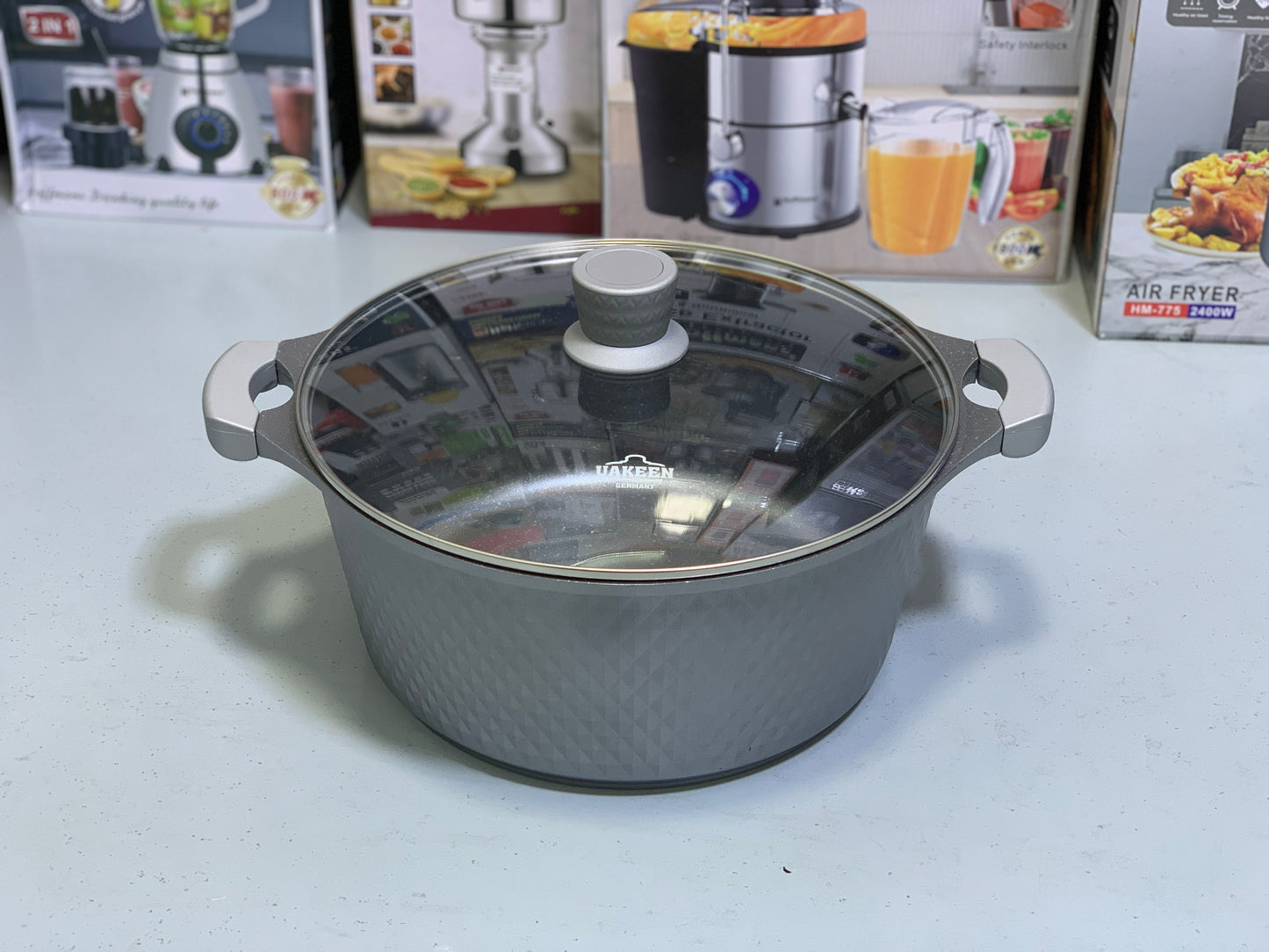 UAKEEN 10 Pieces Cookware Set| Granite Coated Ser