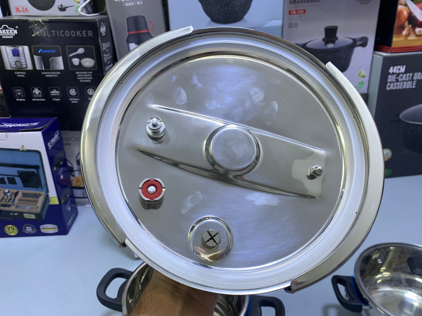 TEFAL 3 in 1 Pressure Cooker 5L and 7L Stainless Steel 18/10