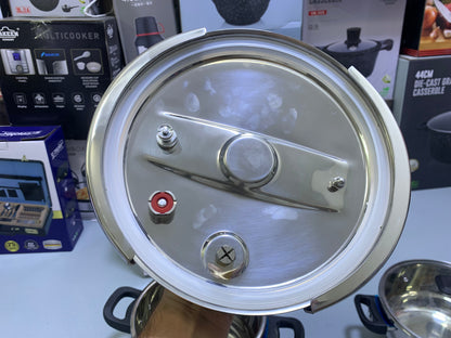 TEFAL 3 in 1 Pressure Cooker 5L and 7L Stainless Steel 18/10