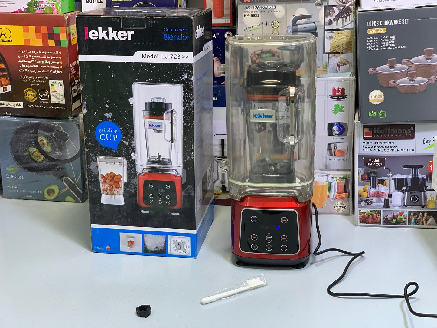 Lekker Commercial Blender Stainless Steel Vacuum Based