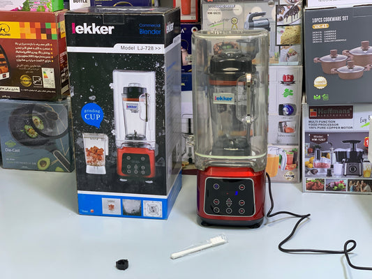 Lekker Commercial Blender Stainless Steel Vacuum Based