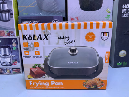Kolax Brand Electric Frying Pan 5L and 1500w Non Stick