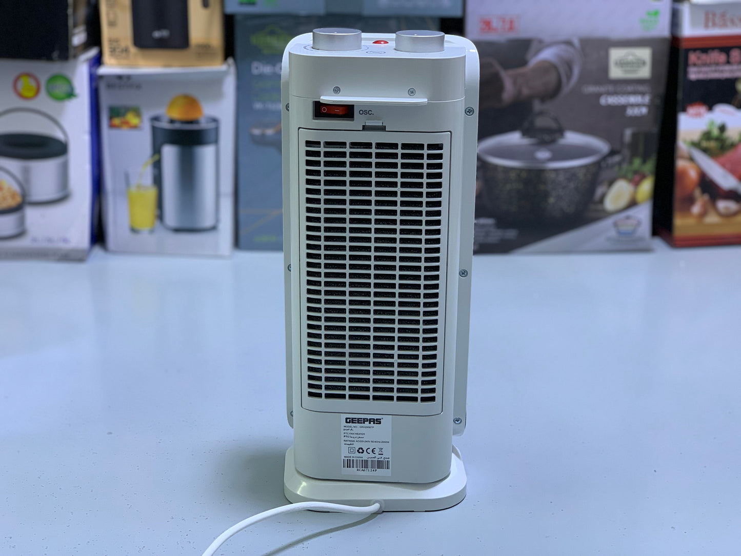 Geepas PTC Fan Heater| 2 Years Warranty| Model: GRH28567P