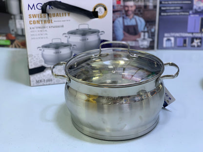 MGFR’s 6 Pieces Cookware Set|Swiss Quality Control