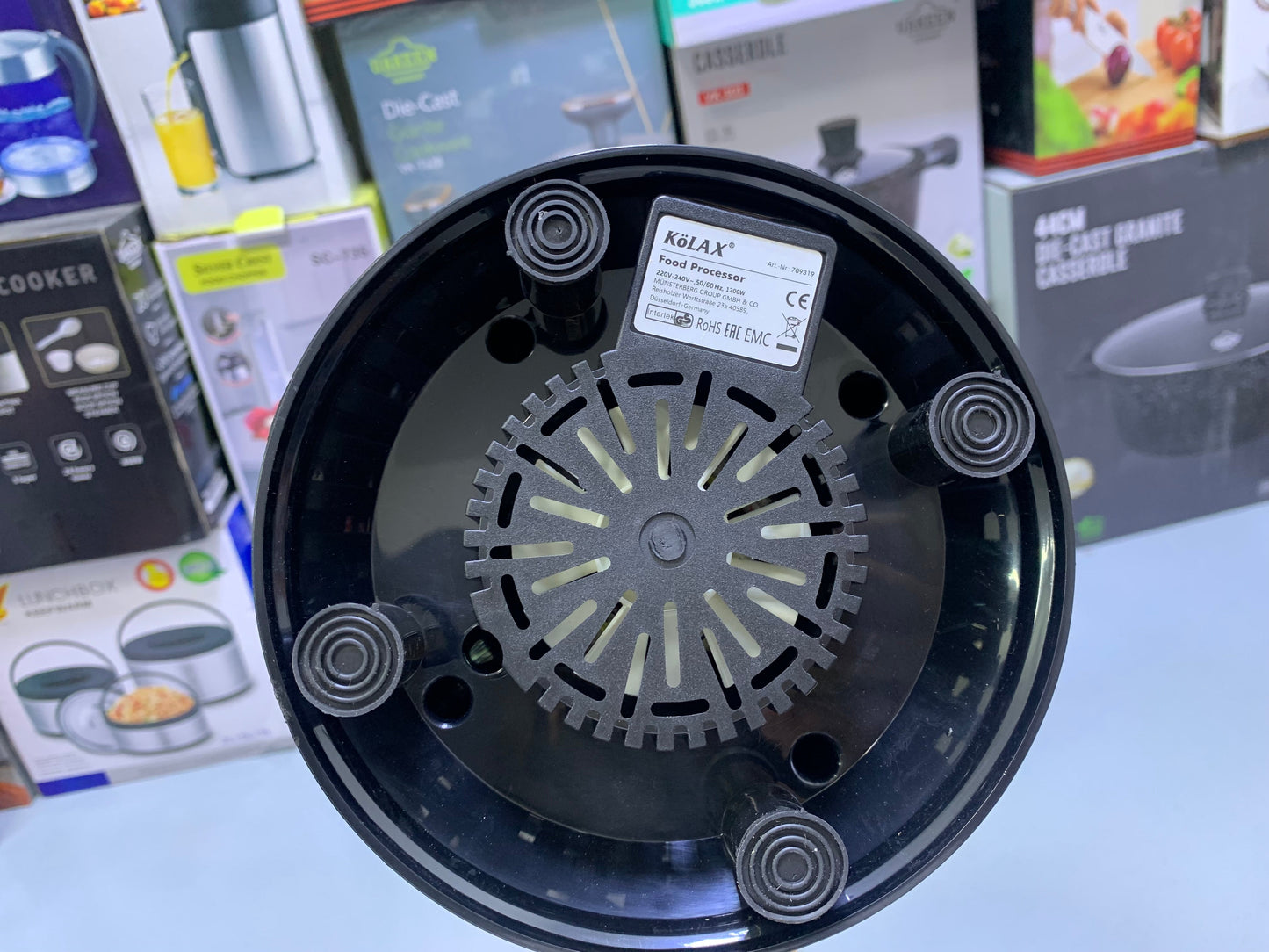 Kolax 4 in 1 Food Processor 1200w Stainless Steel Blades